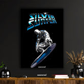 Cosmic Silver Surfer Comic Art Poster